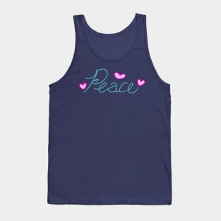 Peace with Hearts Tank Top